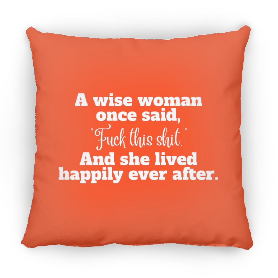 Wise Woman Throw Pillow