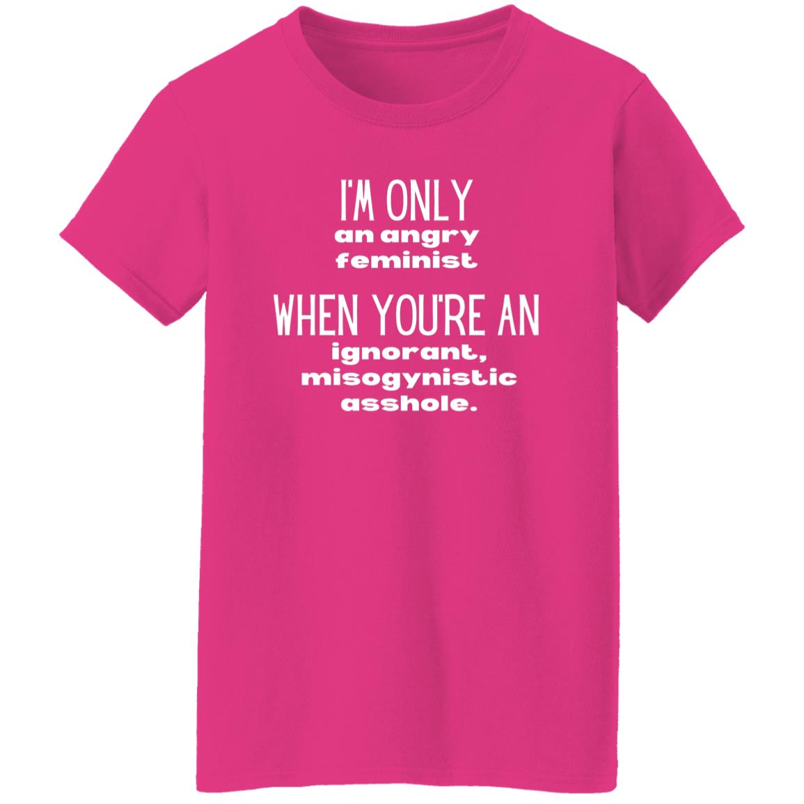 I'm Only An Angry Feminist T-Shirt