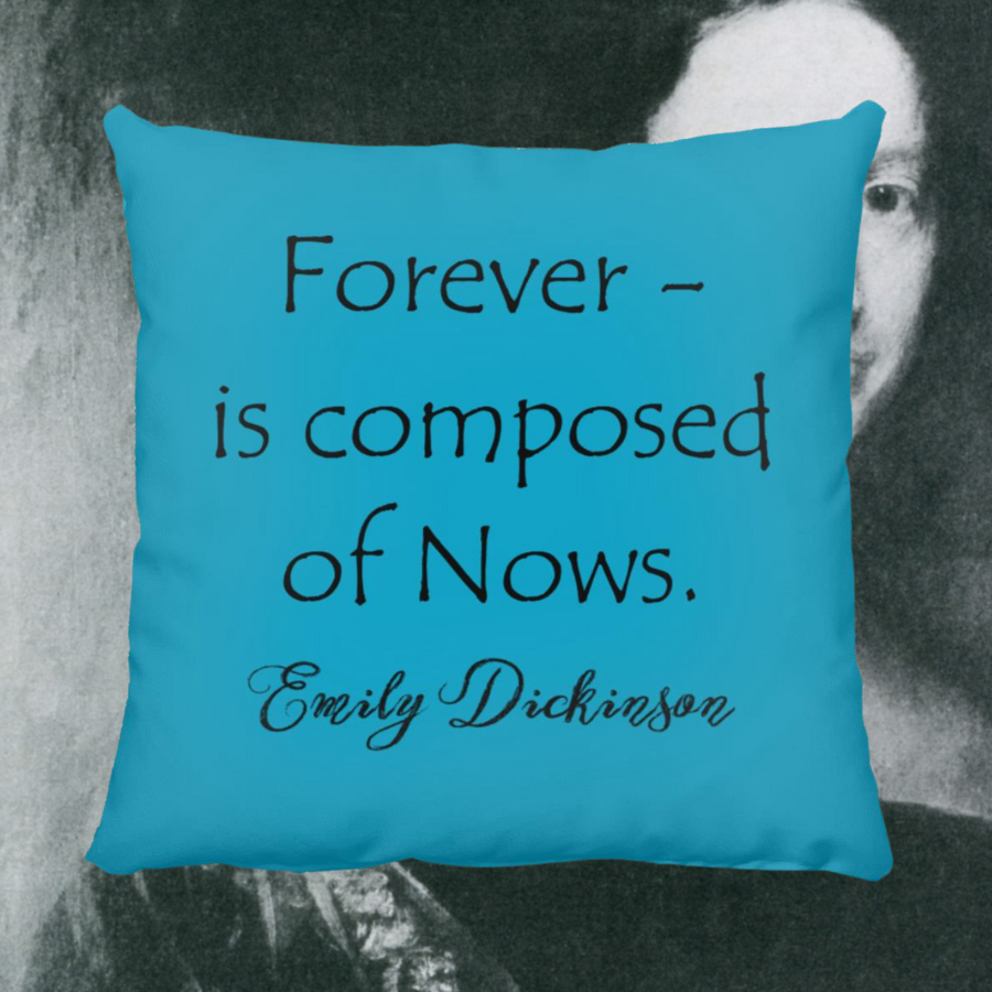 Forever - is composed of Nows. Throw Pillow