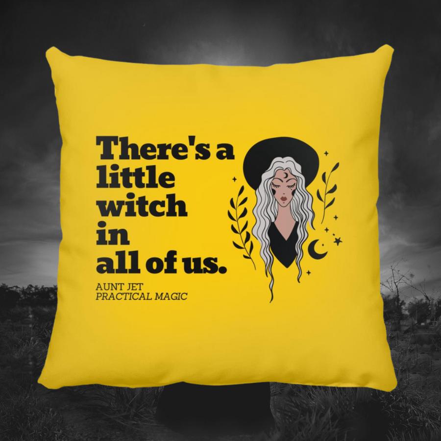 There's a little witch in all of us. Throw Pillow