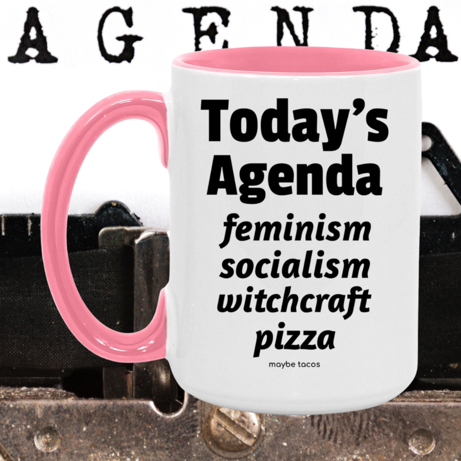 Today's Agenda Mug