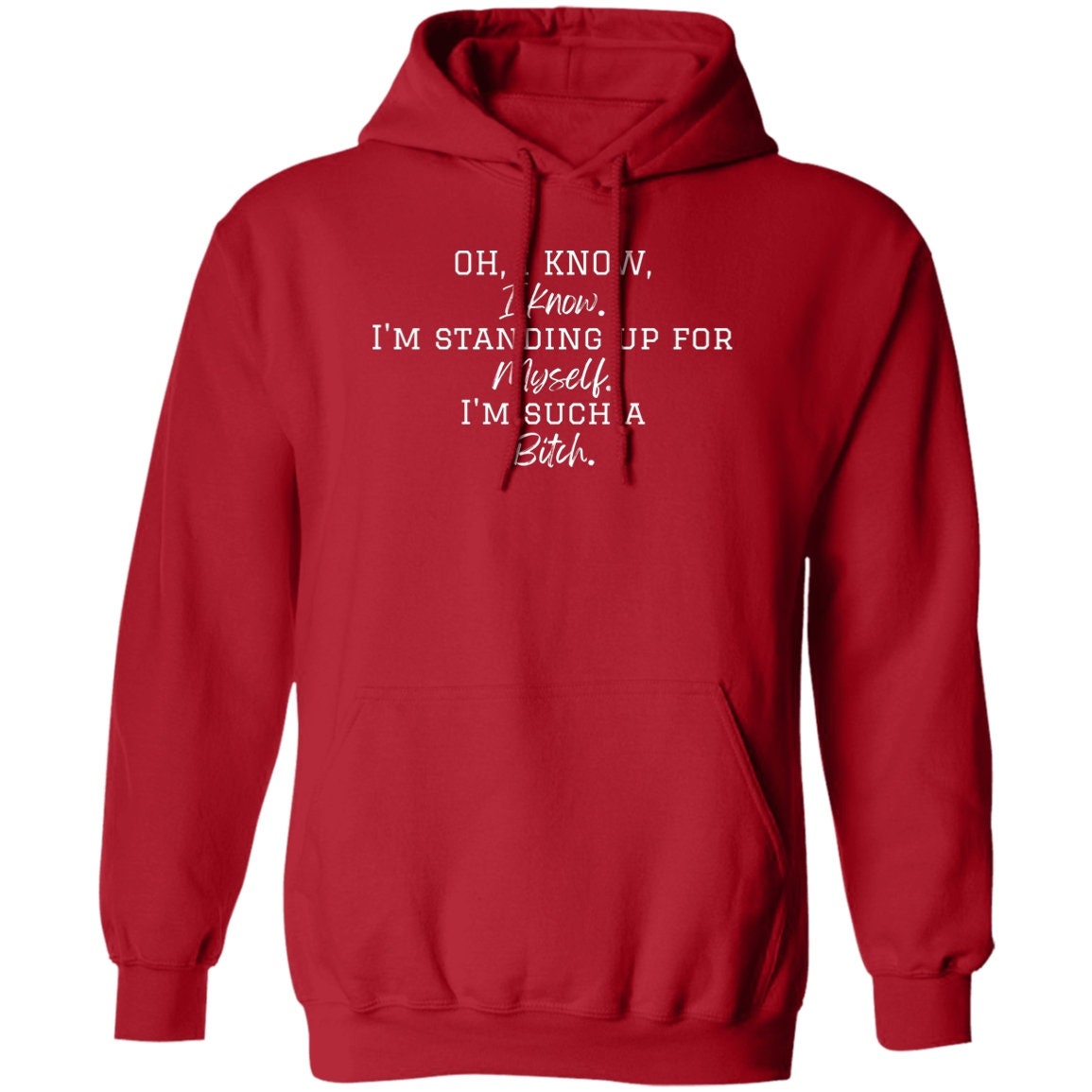 Oh, I Know, I Know. Feminist Hoodie