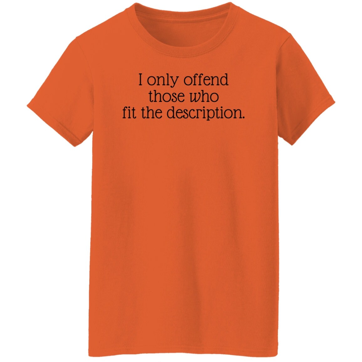 I only offend those who fit the description T-Shirt